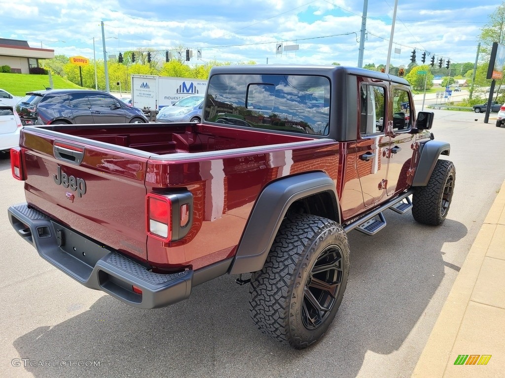 2021 Gladiator Sport 4x4 - Snazzberry Pearl / Black photo #28