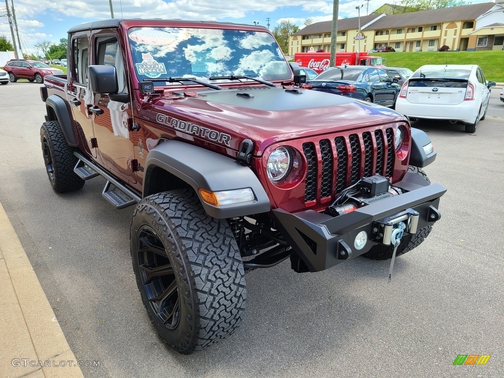 2021 Gladiator Sport 4x4 - Snazzberry Pearl / Black photo #36