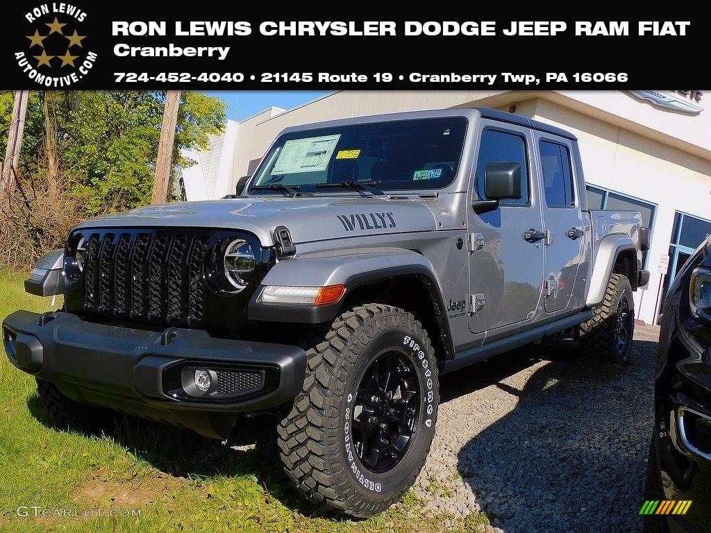 2021 Gladiator Willys 4x4 - Billet Silver Metallic / Black photo #1