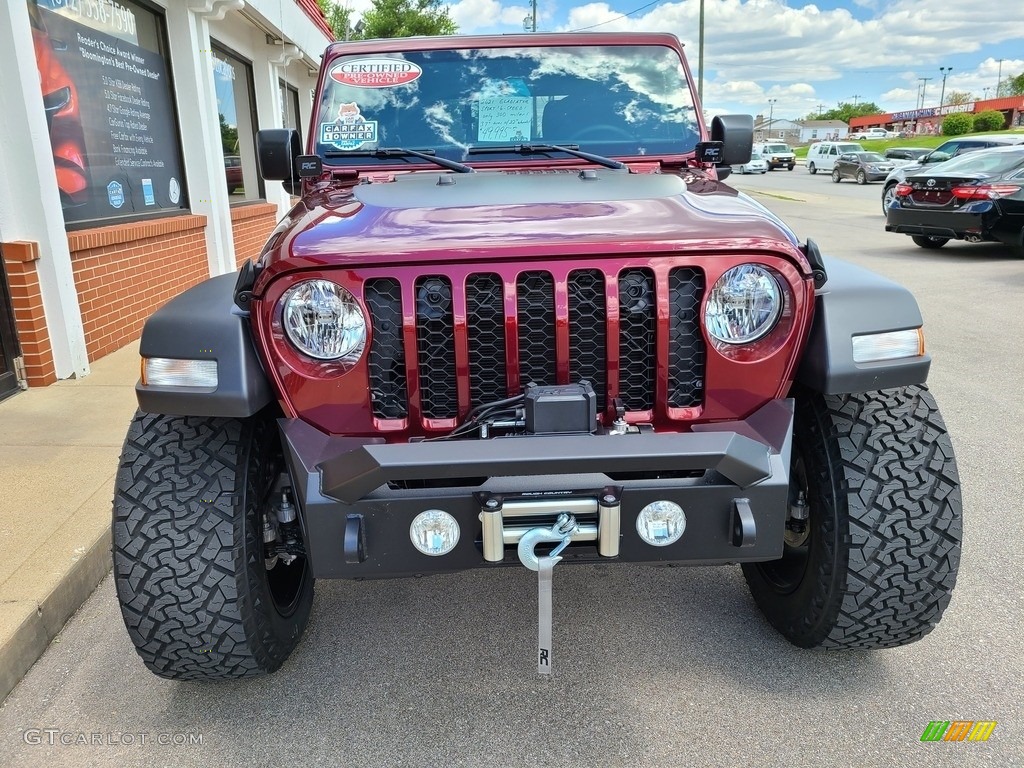 2021 Gladiator Sport 4x4 - Snazzberry Pearl / Black photo #37