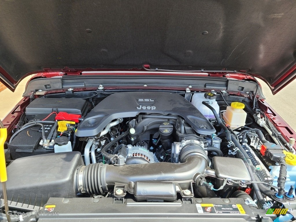 2021 Gladiator Sport 4x4 - Snazzberry Pearl / Black photo #39