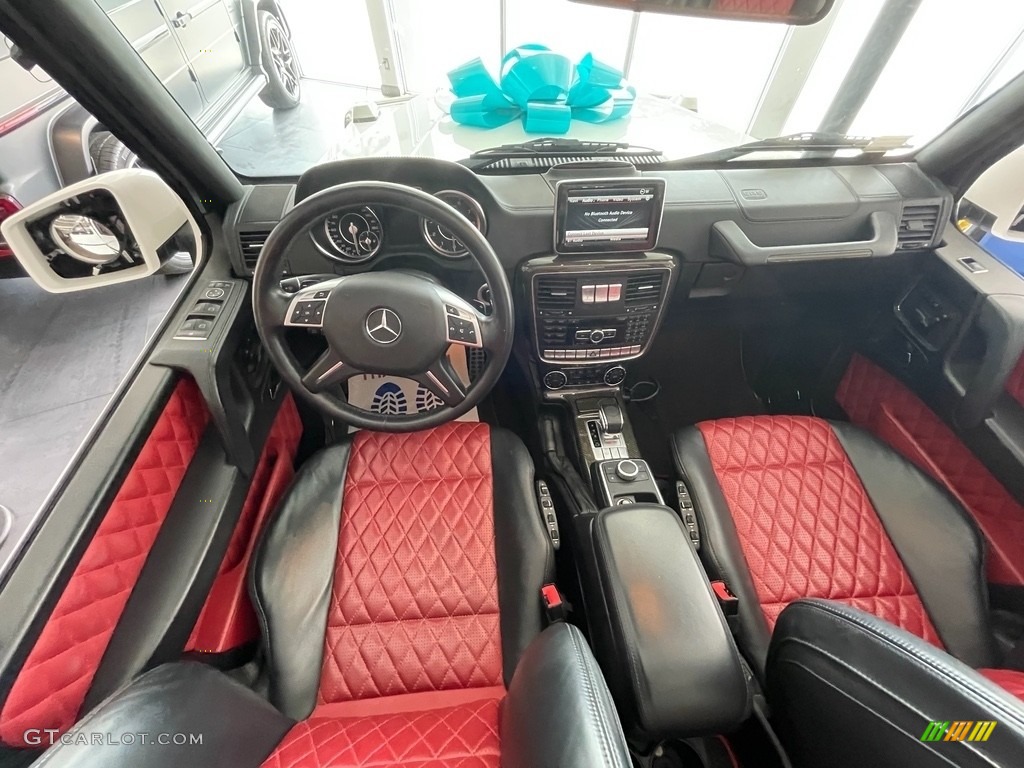 designo Classic Red Interior 2015 Mercedes-Benz G 63 AMG Photo #141962225