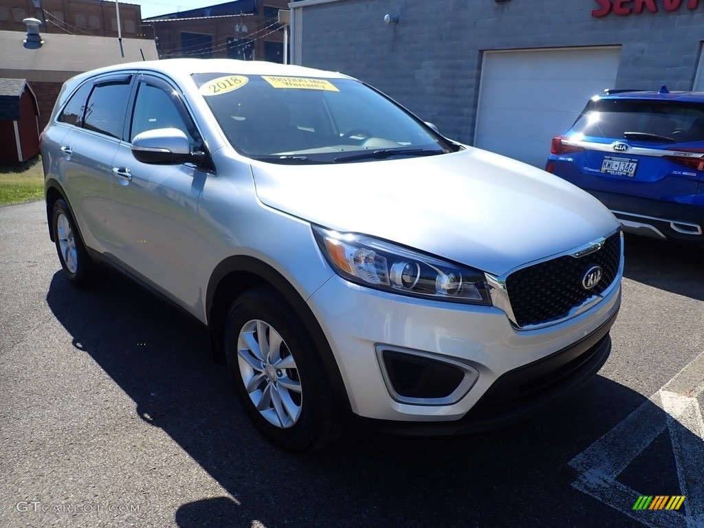 2018 Sorento L - Sparkling Silver / Black photo #3