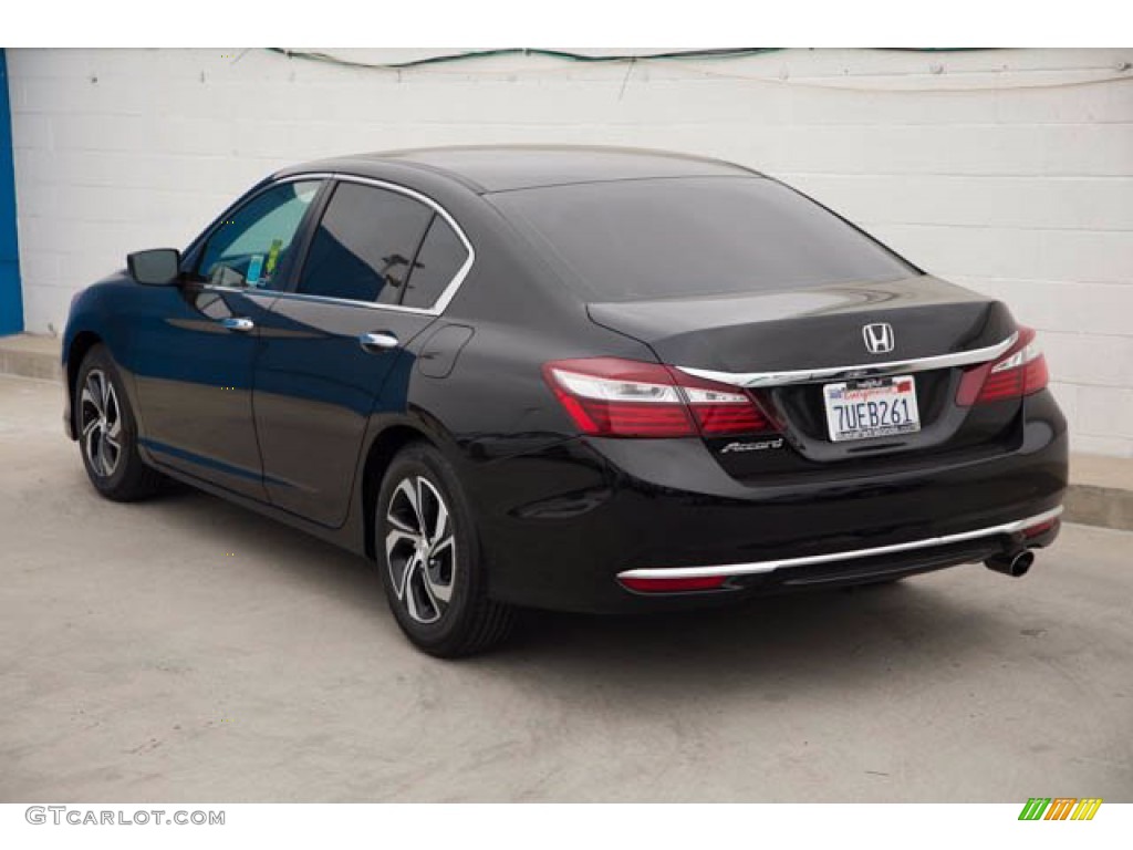 2016 Accord LX Sedan - Crystal Black Pearl / Black photo #2