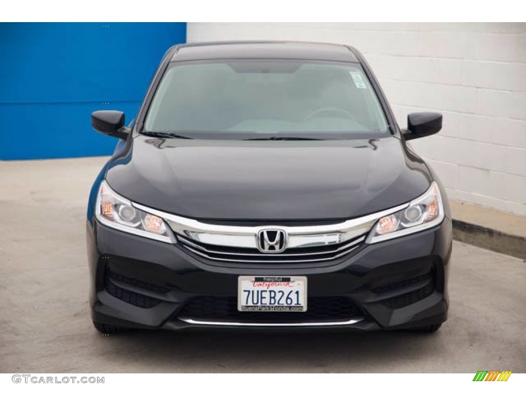 2016 Accord LX Sedan - Crystal Black Pearl / Black photo #7