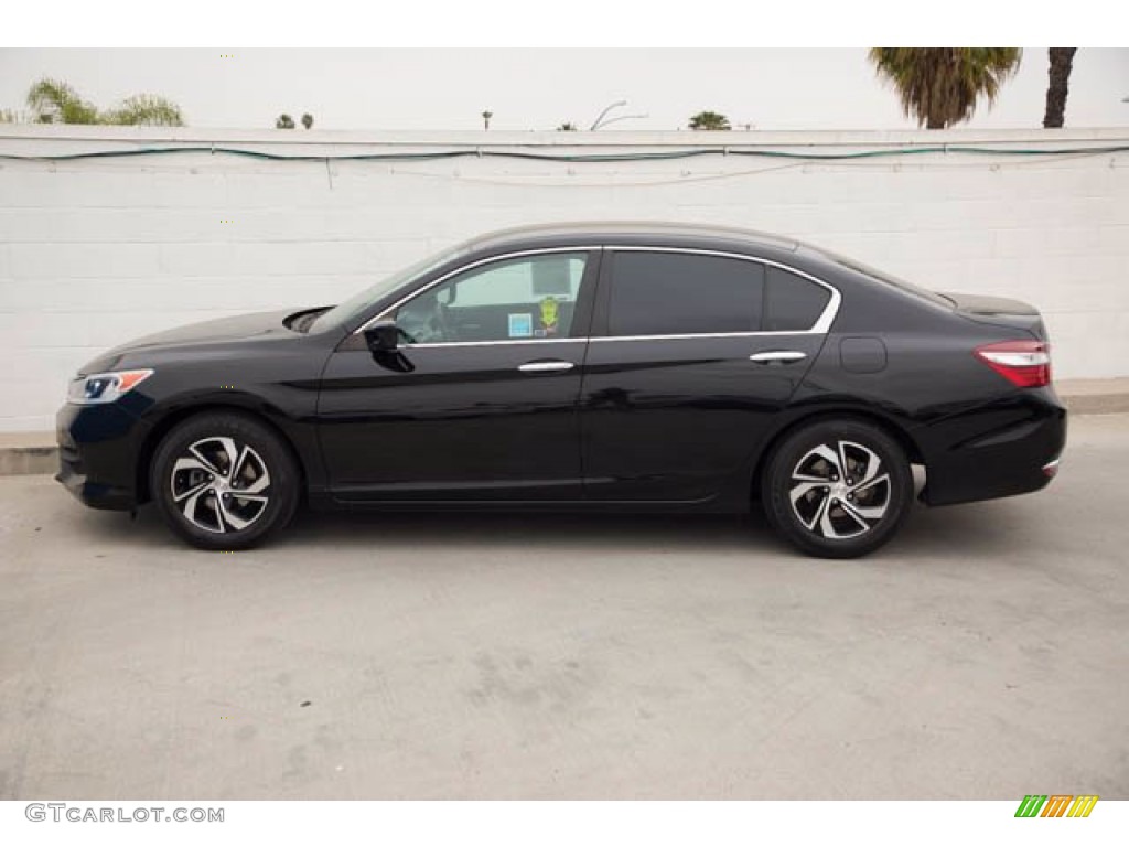 2016 Accord LX Sedan - Crystal Black Pearl / Black photo #10