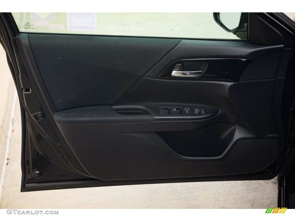 2016 Accord LX Sedan - Crystal Black Pearl / Black photo #27