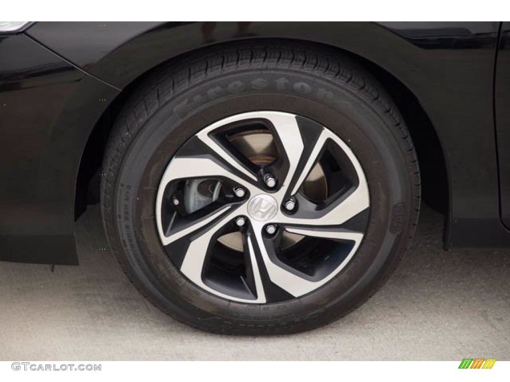 2016 Accord LX Sedan - Crystal Black Pearl / Black photo #36