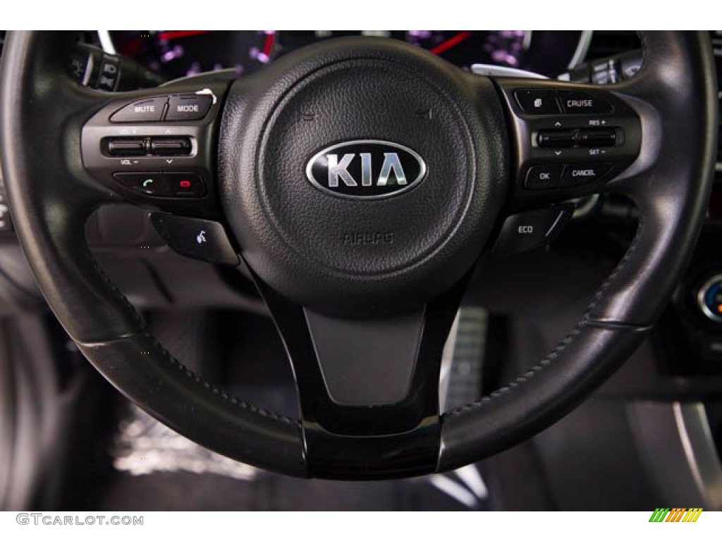 2015 Kia Optima SX Black Steering Wheel Photo #141963827