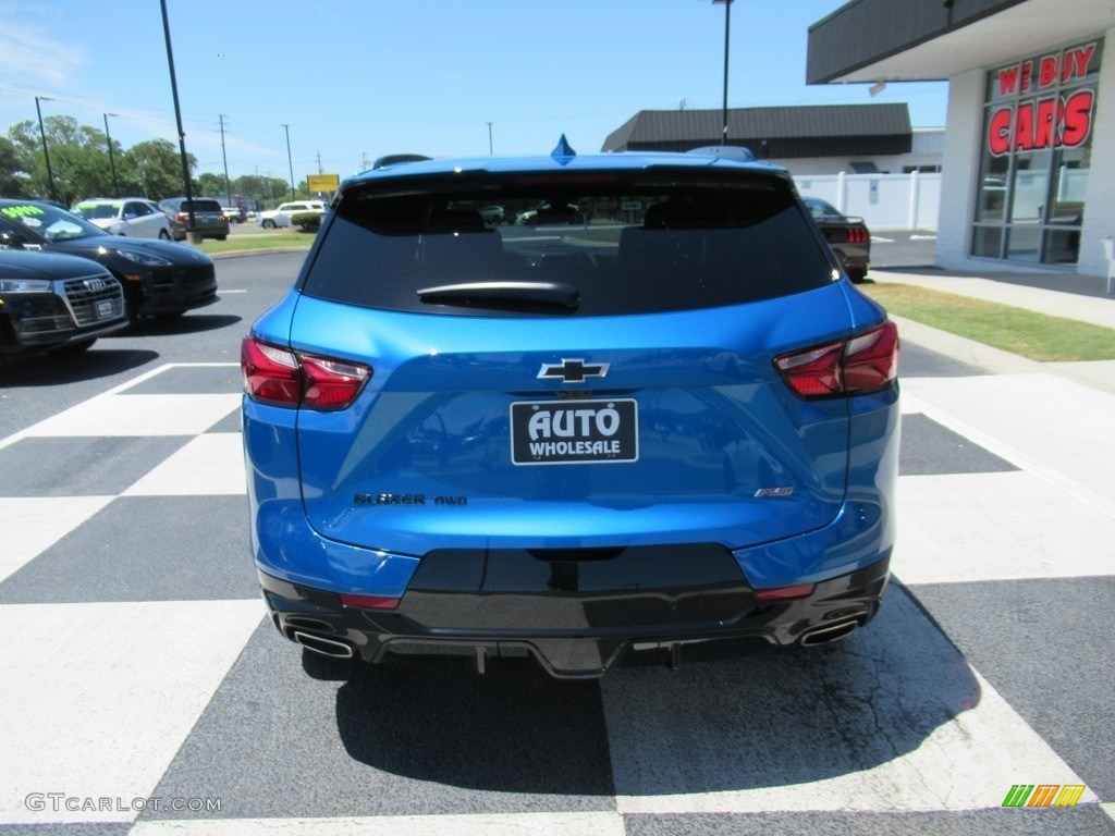 2021 Blazer RS AWD - Bright Blue Metallic / Jet Black photo #4