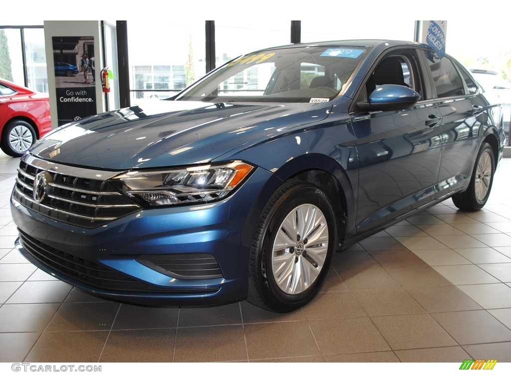 2019 Jetta S - Blue Silk Metallic / Titan Black photo #5