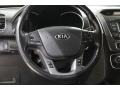 Black 2014 Kia Sorento EX V6 Steering Wheel