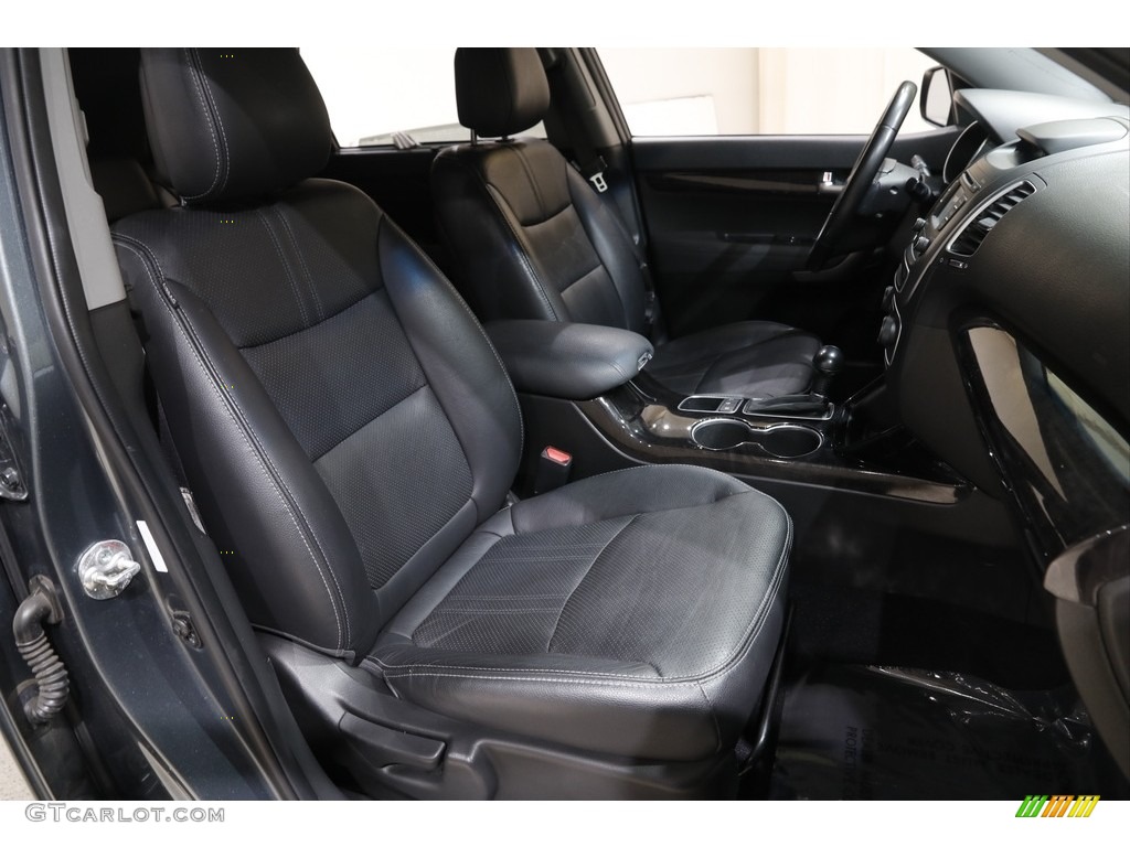 Black Interior 2014 Kia Sorento EX V6 Photo #141968001