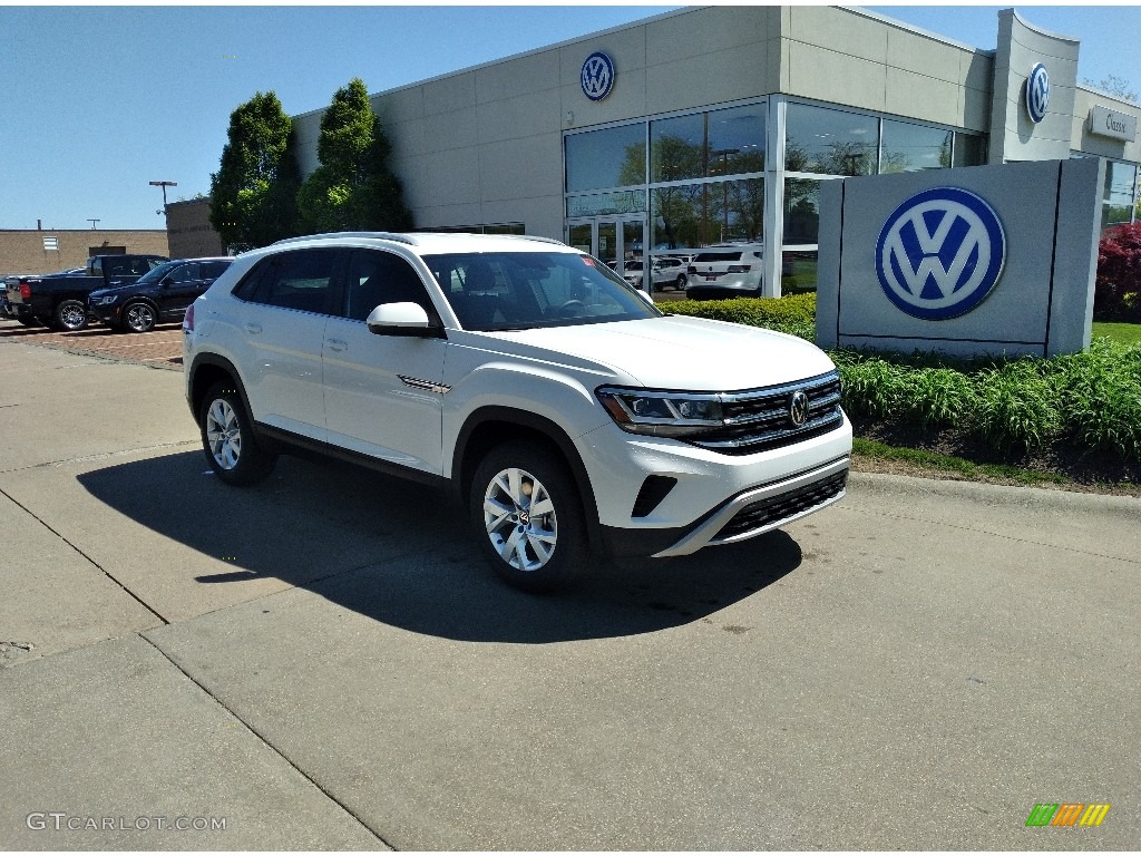Pure White 2021 Volkswagen Atlas Cross Sport S 4Motion Exterior Photo #141968802