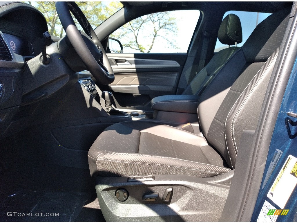Titan Black Interior 2021 Volkswagen Atlas Cross Sport SEL 4Motion Photo #141969114