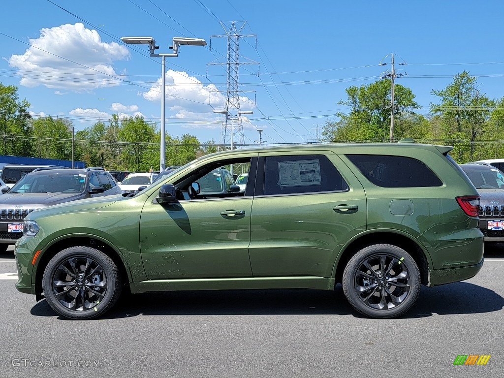 F8 Green 2021 Dodge Durango GT AWD Exterior Photo #141970917