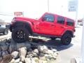 2020 Firecracker Red Jeep Wrangler Unlimited Altitude 4x4  photo #2