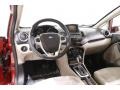  2015 Fiesta Titanium Hatchback Medium Light Stone Interior