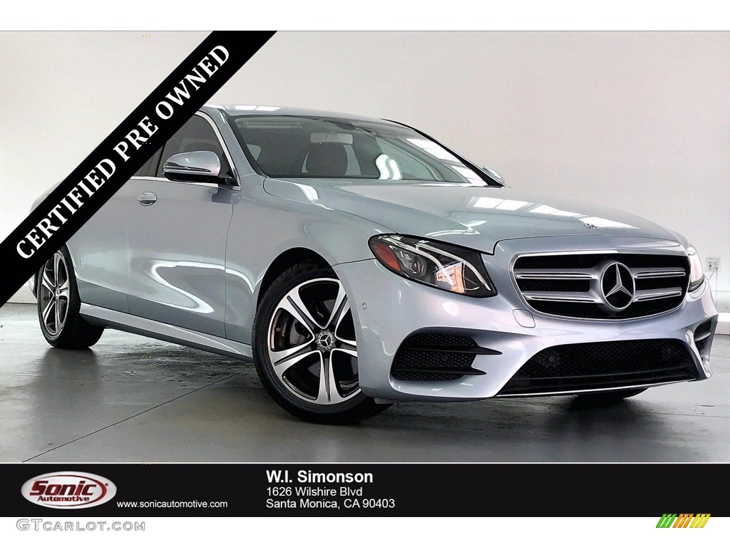 2018 E 300 Sedan - Diamond Silver Metallic / Black photo #1