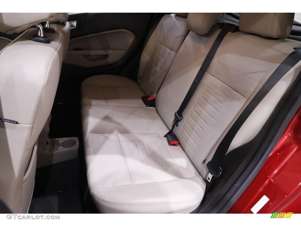 2015 Fiesta Titanium Hatchback - Ruby Red Metallic / Medium Light Stone photo #16