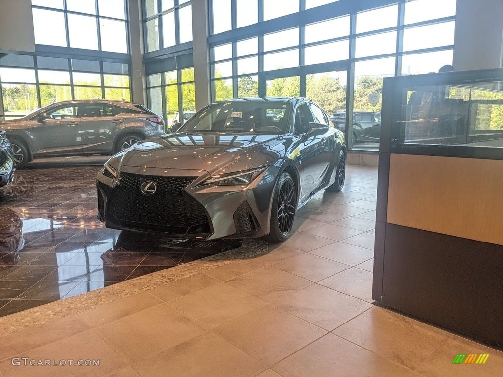 Cloudburst Gray 2021 Lexus IS 350 F Sport AWD Exterior Photo #141972903