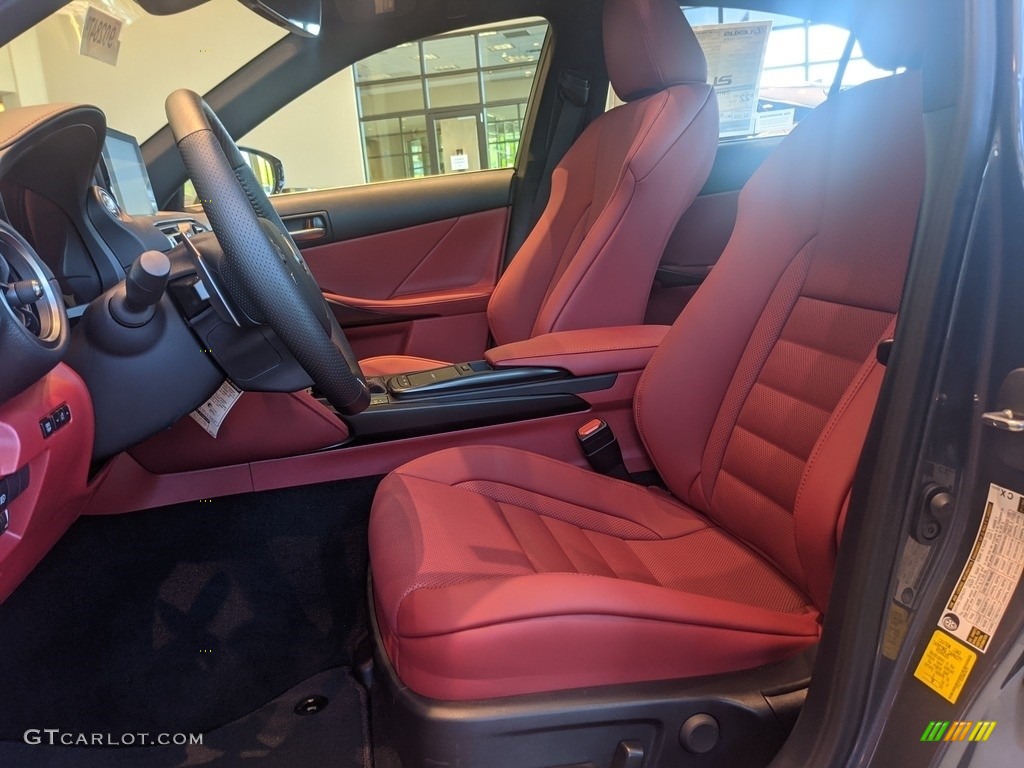 Circuit Red Interior 2021 Lexus IS 350 F Sport AWD Photo #141972921