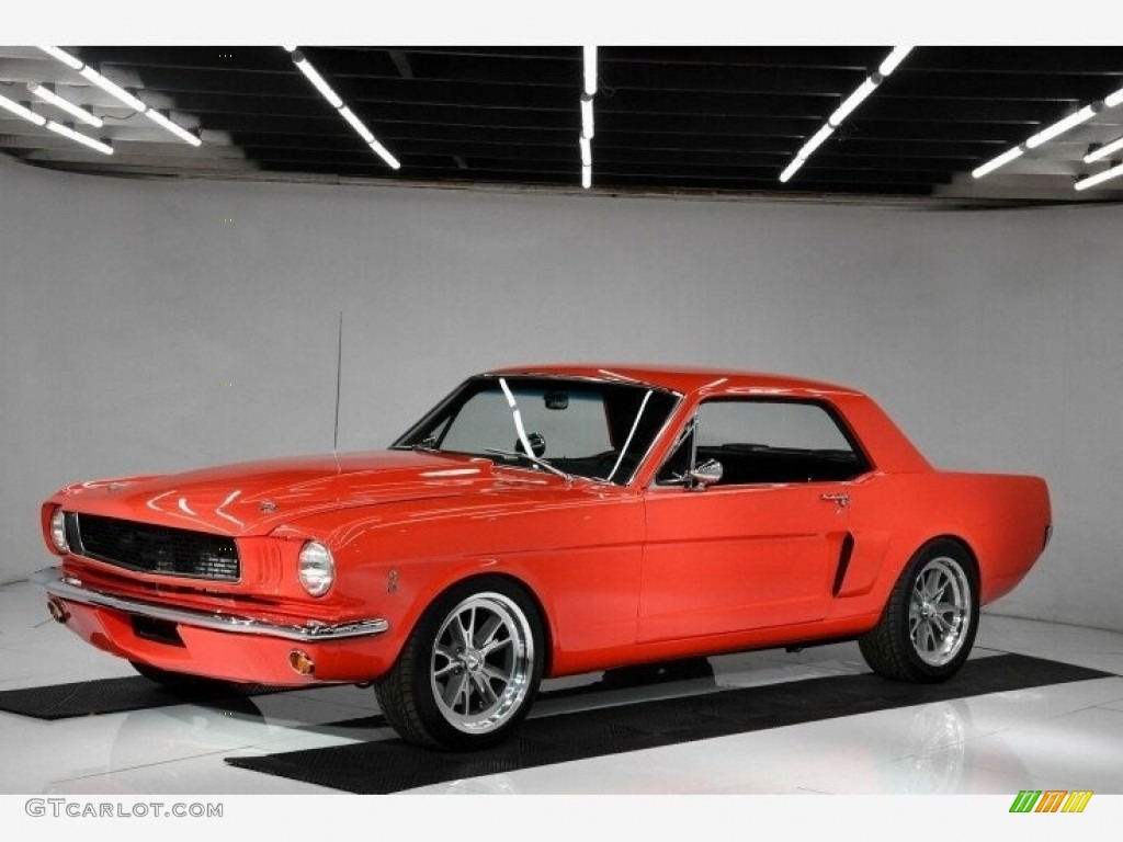 1966 Mustang Coupe - Red / Black photo #1
