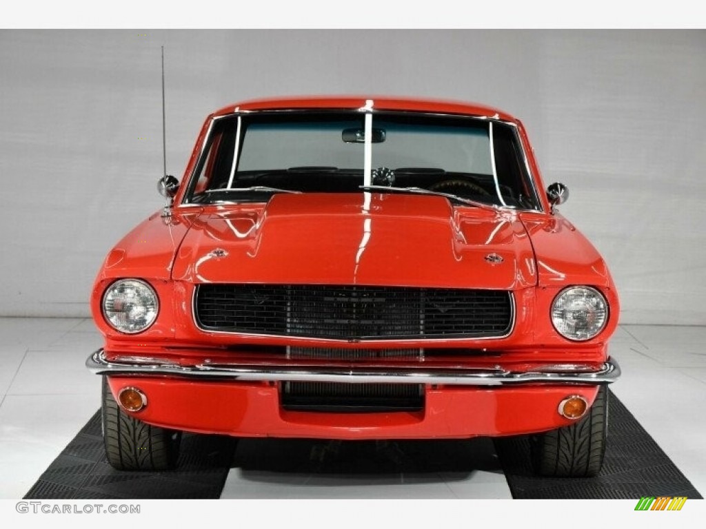 1966 Mustang Coupe - Red / Black photo #8