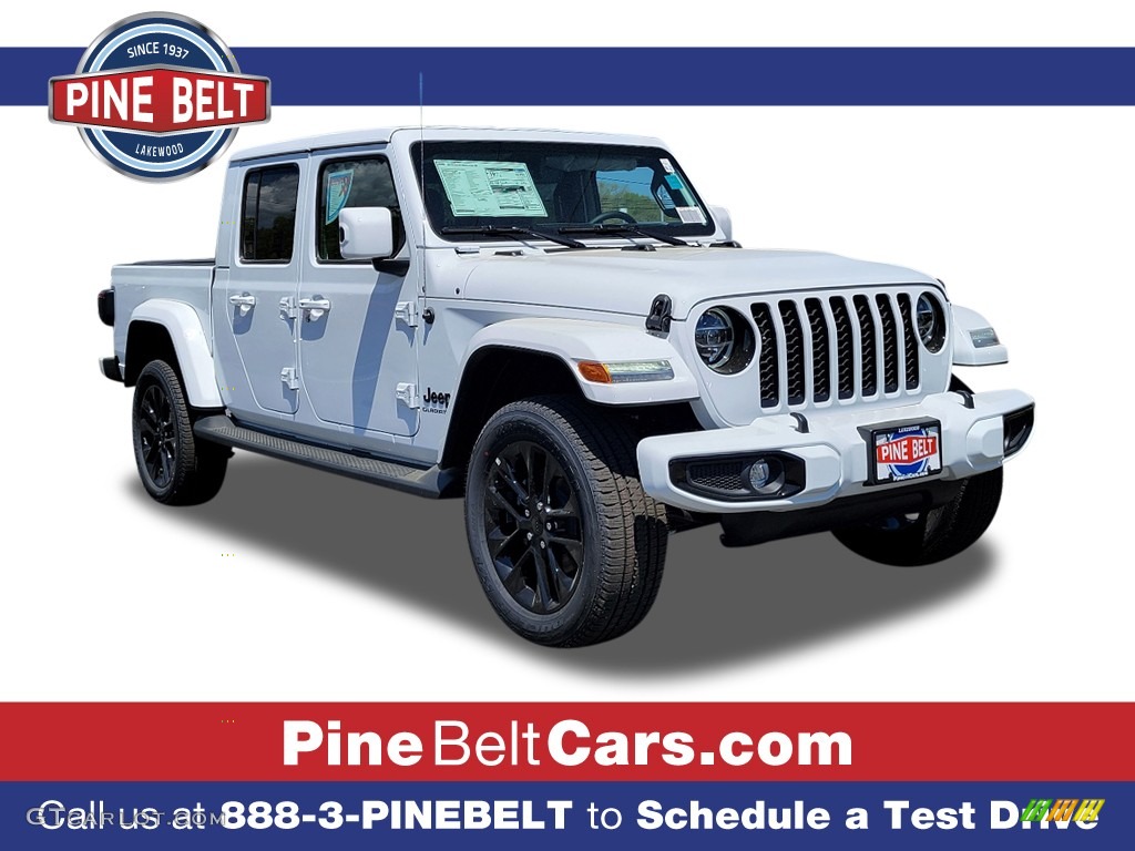 2021 Gladiator Overland 4x4 - Bright White / Black photo #1