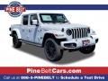 2021 Bright White Jeep Gladiator Overland 4x4  photo #1