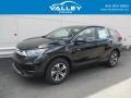 2018 Crystal Black Pearl Honda CR-V LX AWD  photo #1