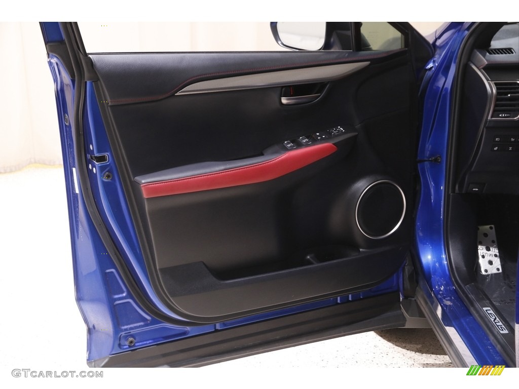 2020 Lexus NX 300 F Sport AWD Circuit Red Door Panel Photo #141975267
