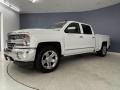 2017 Summit White Chevrolet Silverado 1500 LTZ Crew Cab  photo #3