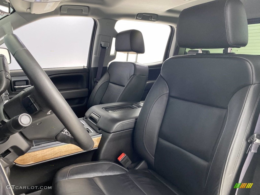 Jet Black Interior 2017 Chevrolet Silverado 1500 LTZ Crew Cab Photo #141975570