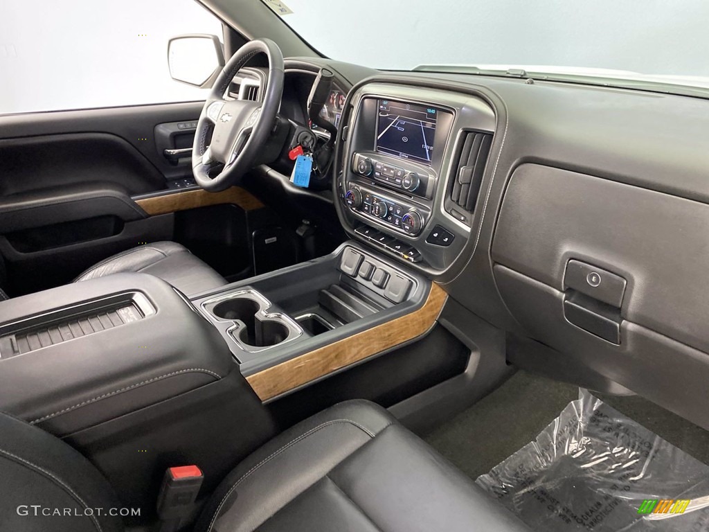 2017 Chevrolet Silverado 1500 LTZ Crew Cab Jet Black Dashboard Photo #141975741