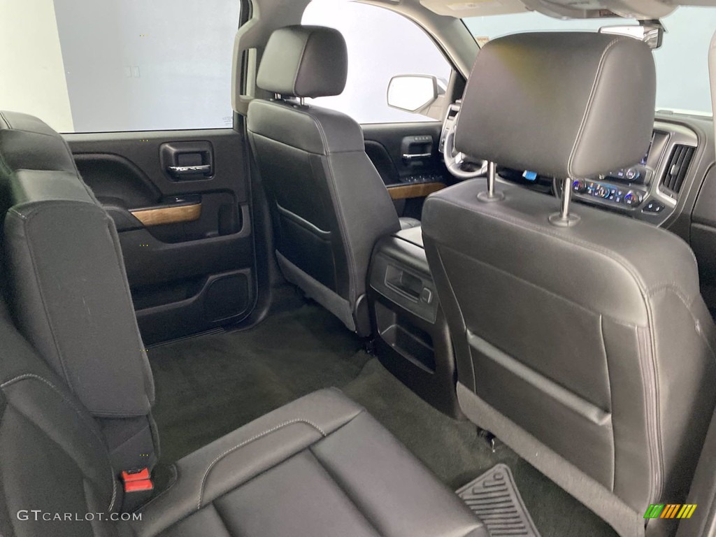 Jet Black Interior 2017 Chevrolet Silverado 1500 LTZ Crew Cab Photo #141975786