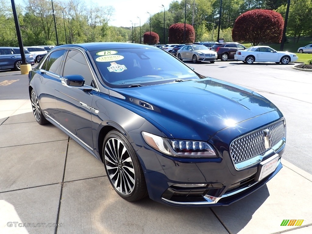 2018 Continental Black Label AWD - Rhapsody Blue / Rhapsody Blue Theme photo #8