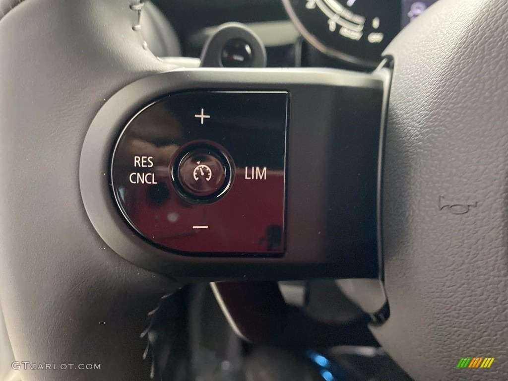 2022 Mini Hardtop Cooper S 2 Door Carbon Black Steering Wheel Photo #141976578