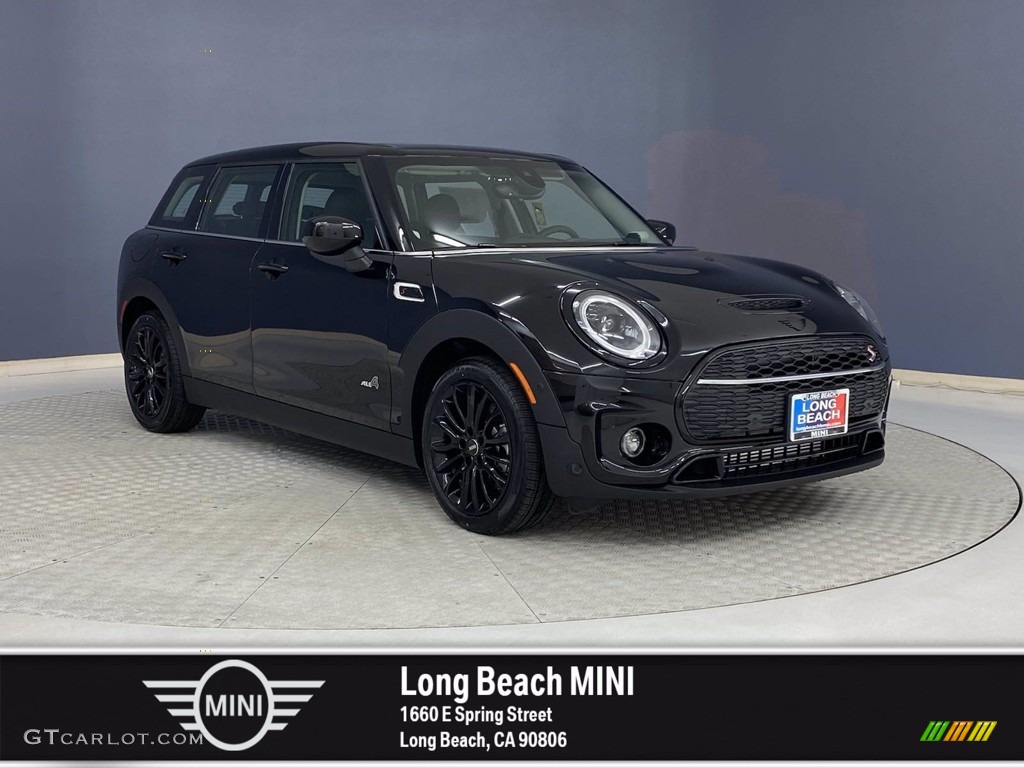 2022 Clubman Cooper S All4 - Midnight Black Metallic / Lounge Leather/Carbon Black photo #1