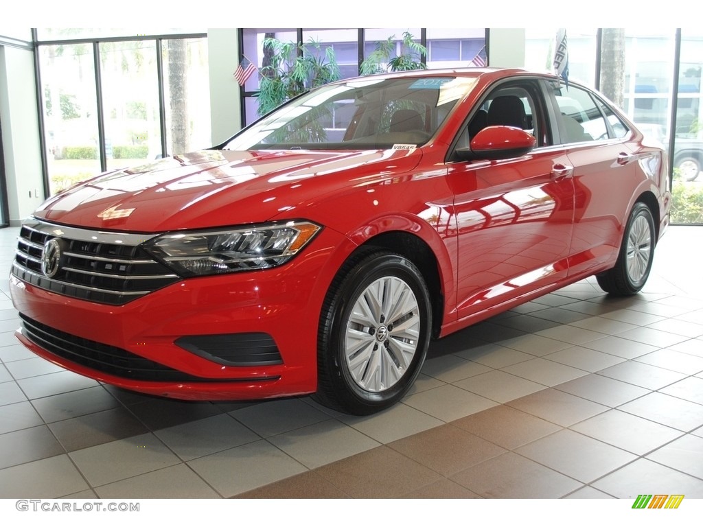 2019 Jetta S - Tornado Red / Titan Black photo #5