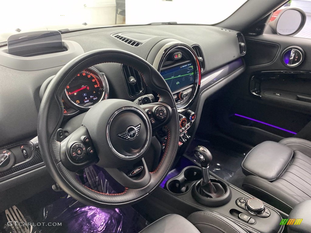 2019 Mini Countryman John Cooper Works All4 Carbon Black Lounge Leather Dashboard Photo #141977226