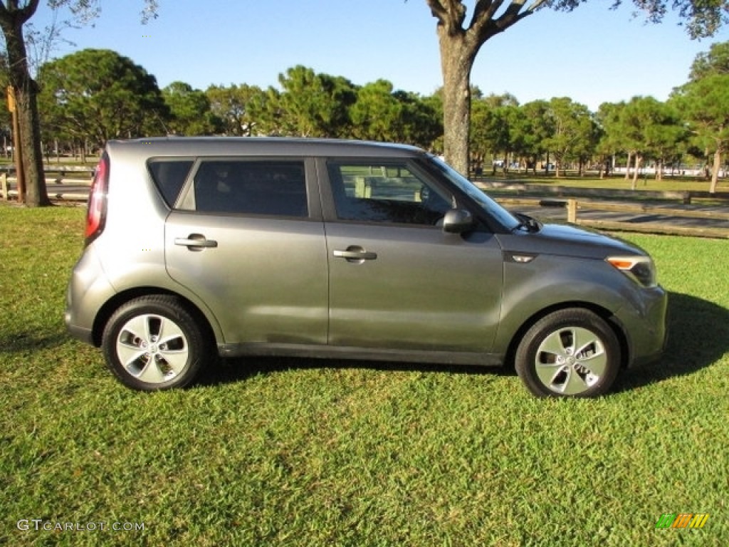 2014 Soul 1.6 - Titanium Gray / Black Diamond Woven Cloth photo #3