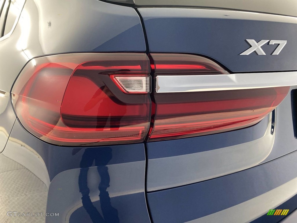 2020 X7 xDrive40i - Phytonic Blue Metallic / Coffee photo #9