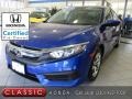 Aegean Blue Metallic 2018 Honda Civic LX Sedan