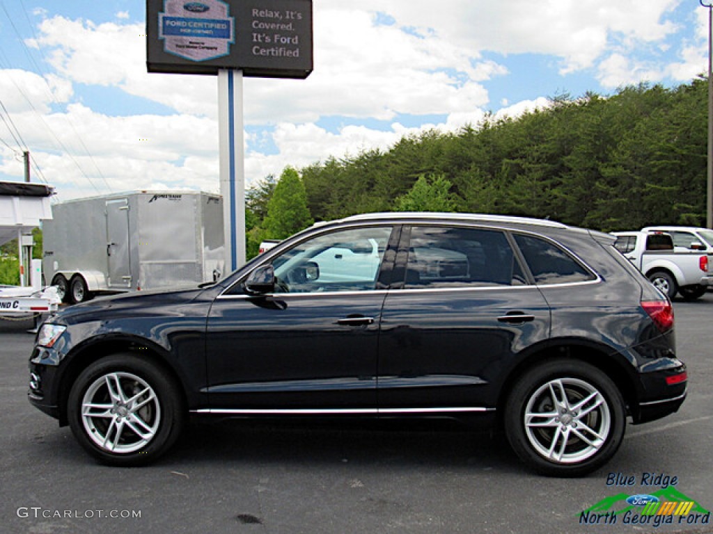 2015 Q5 2.0 TFSI Premium Plus quattro - Scuba Blue Metallic / Chestnut Brown photo #2