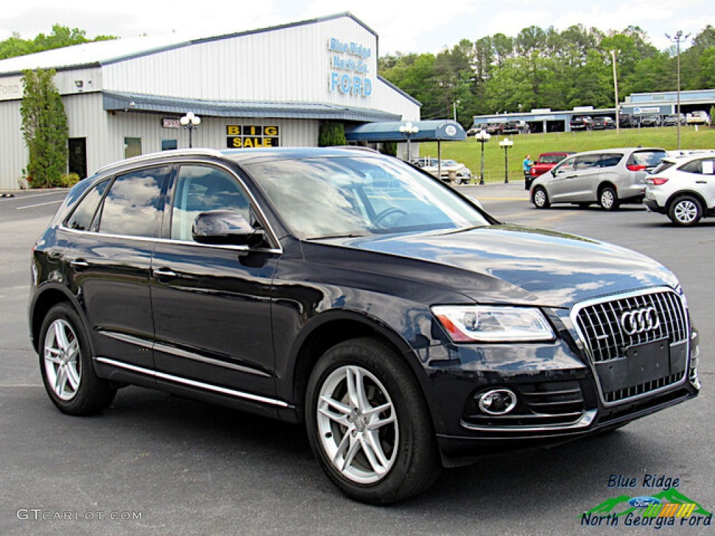 2015 Q5 2.0 TFSI Premium Plus quattro - Scuba Blue Metallic / Chestnut Brown photo #7