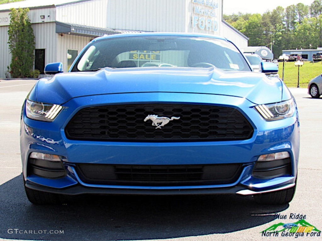 2017 Mustang V6 Coupe - Lightning Blue / Ebony photo #8