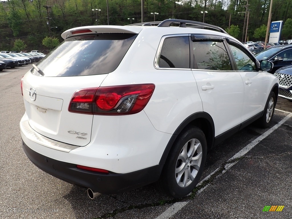 2015 CX-9 Touring AWD - Crystal White Pearl Mica / Sand photo #4