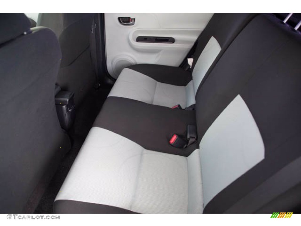 2013 Prius c Hybrid Two - Super White / Light Blue Gray/Black photo #4