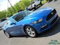 2017 Lightning Blue Ford Mustang V6 Coupe  photo #24